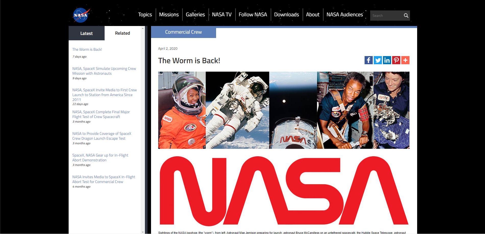 NASA_Worm_logo_NASA website